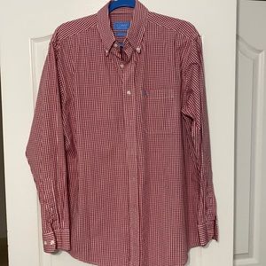 Coast Apparel Red Gingham Shirt | Large